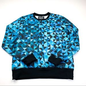 Coolcat Fearless Rebel Geometric Sweatshirt XL